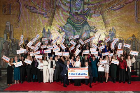 Gruppbild på PKL's förmånstagargala